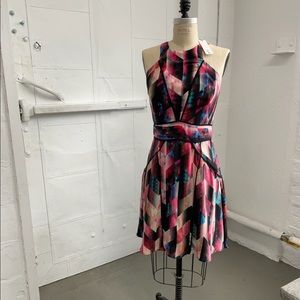 The Odells pink patterned dress
